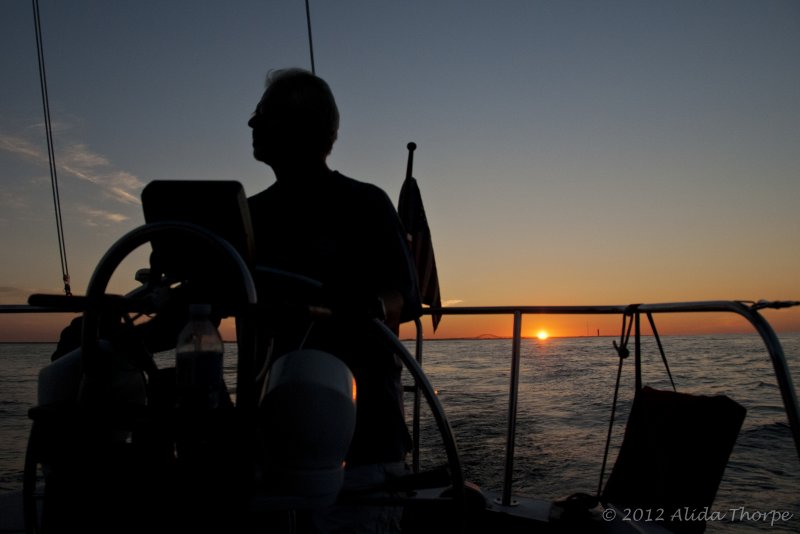 Sailing sunrise