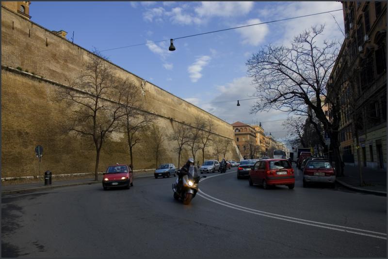 Vatican Wall in Rome