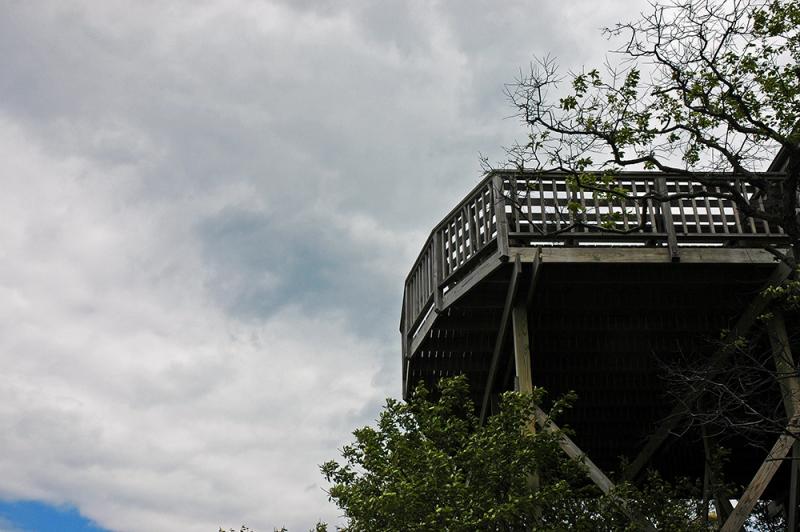 clouds over the deck