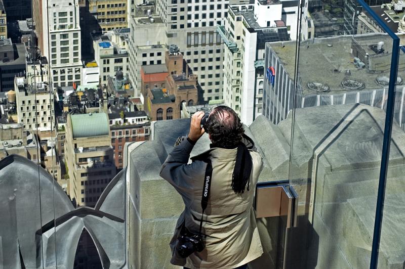 Top of the Rock Visitor