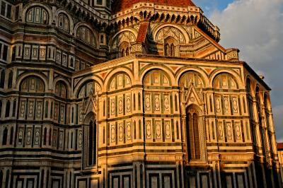 sunset on the Duomo