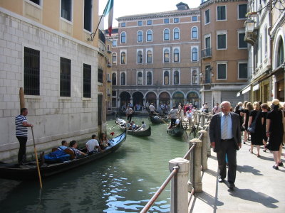 032-Canal and Gondolas