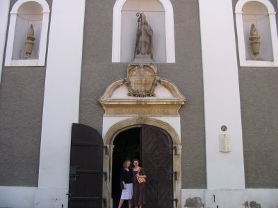 489-Bonnie and Ari in front of Church