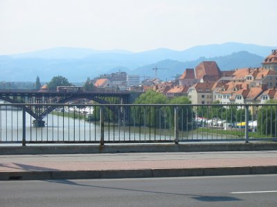 569-On Bridge over Drava River in Maribor
