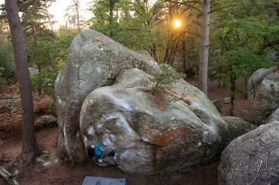 Bouldering in Fontainebleau - France