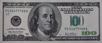 One Hundred Dollar Bill 