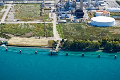 Aerial pictures of the Bluewater Energy Park