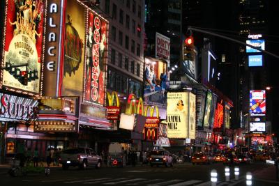 Times Square by night