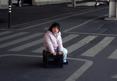 Little girl on the street