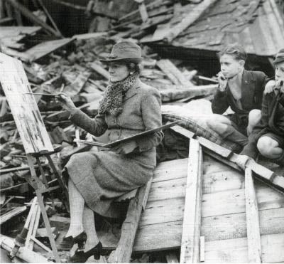 Artist Painting in Rubble p.108.jpg