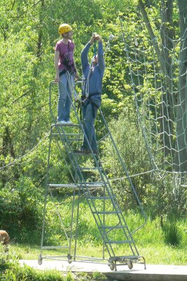 On the Ropes Course Together [gallery]