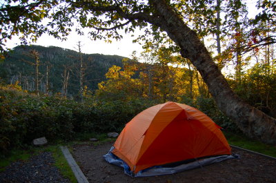 Camping on Mt. Mitchell 9/17/11 [gallery]