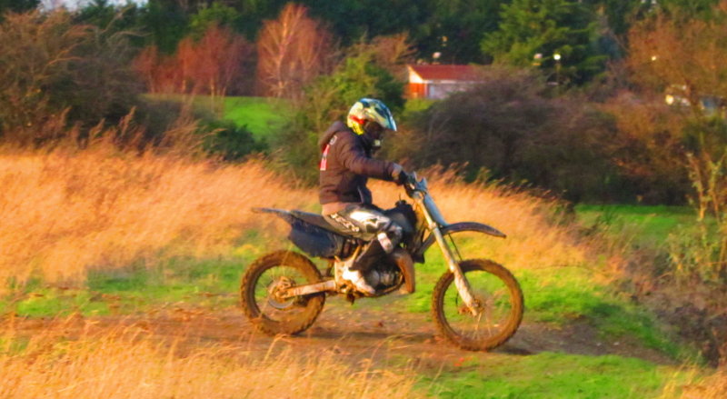 Motocross  practice.