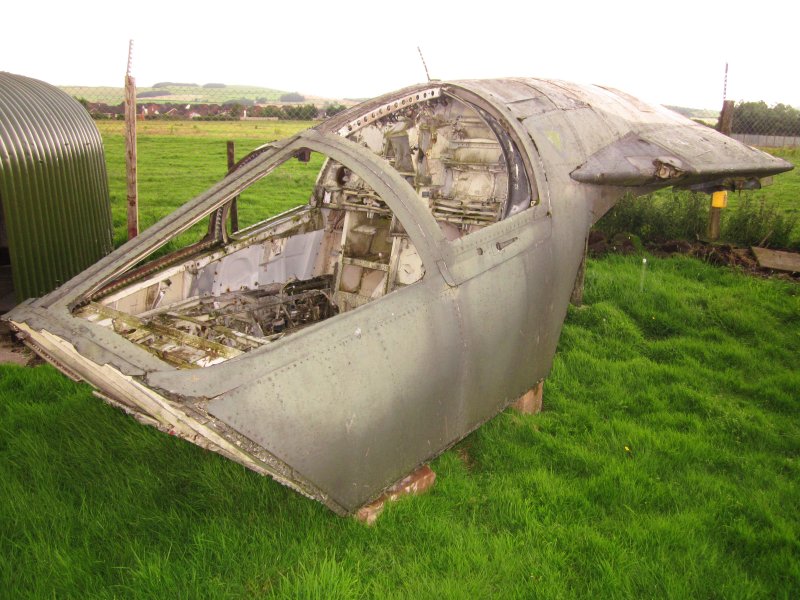 A  used  example  of  a  cockpit  escape  pod.