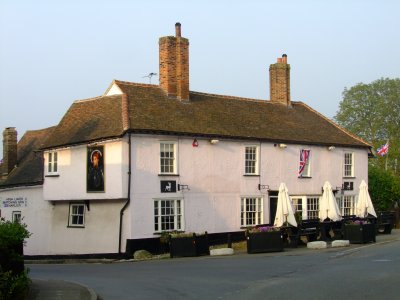 The  White  Hart  pub.