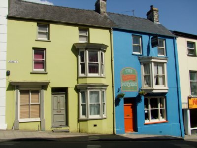 Colourful  terraced  houses