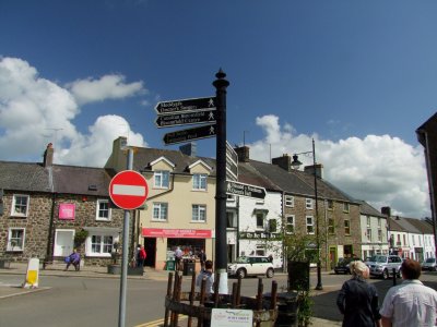 Narberth  on  a  busy  Bank  Holiday  Monday