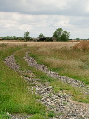 The  approach  to  the  ruin  of  Weatherwick  Farm.