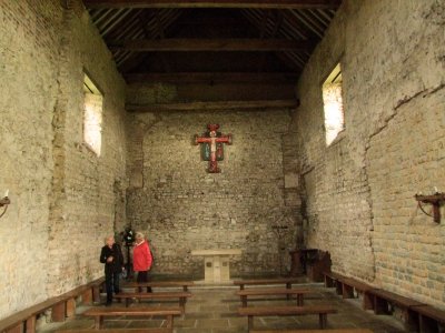 St .Cedd's  Chapel  interior.
