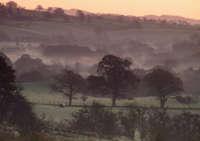 Mist  in  the  hollows , etc.