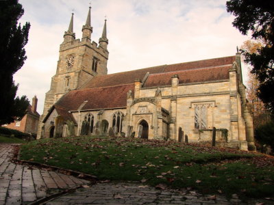 c 13th century, Grade B Listed, Church of St. John the Baptist, C of E