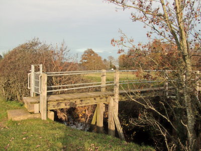 Footbridge  over  the  River  Medway.