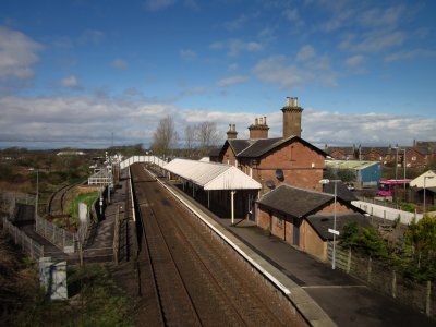 Annan  Railway  Station, opened in 1848.