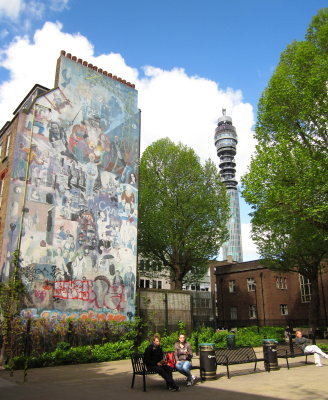 A view in Tottenham  Court  Road, London W1