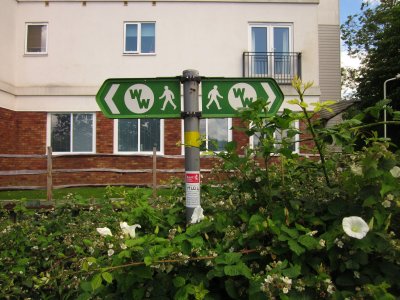 Wealdway  signpost.