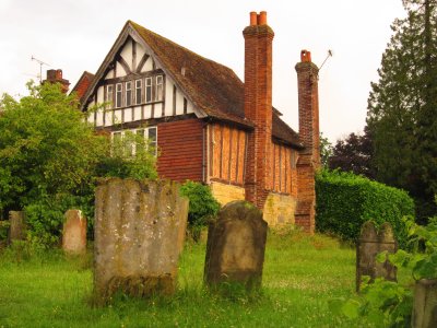 An  old  house  adjoining  the  churchyard.