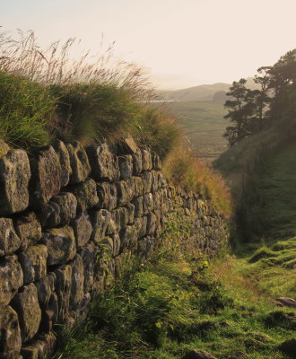 Hadrian's  Wall, as  is  today.