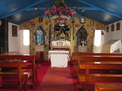 Ukranian  POW  Chapel , interior