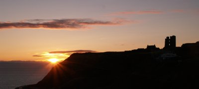 Dawn at Scarborough Castle