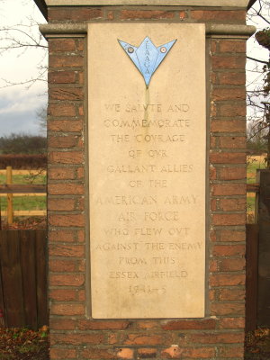 USAAF  Memorial, Little  Easton.