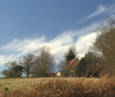 The church of St.Barnabas,Alphamstone.