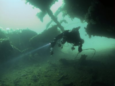 SS Saganaga, the first Bell Island wreck sunk in 1942