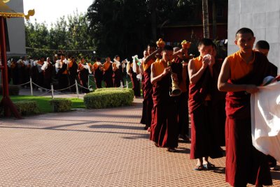 Monks in procession