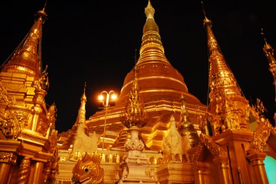Shwedagon at night; beautiful any time of the day.