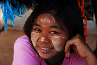 Another camera savy young girl.