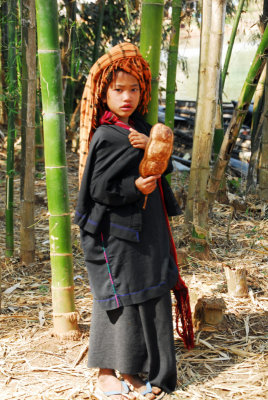 Young tribal girl