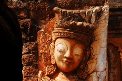The faces on the statues are charming.