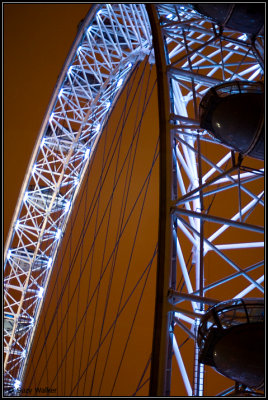 London Eye at night, Waterloo
