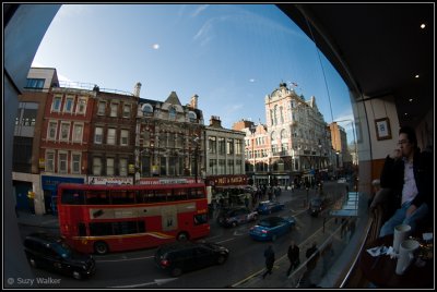View from Paperchase Nero, Goodge Street