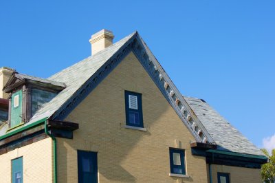 Officer's Quarters roof lines