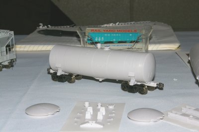 Railyard Molten Sulfur Tank car