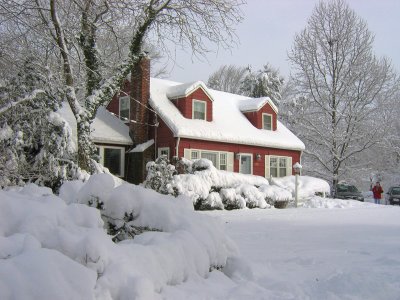 House in Snow, White Street