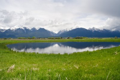 Mission Mountain Reflection