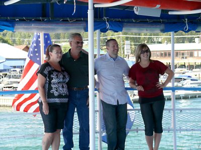 Michelle & Virgil, son Bill and granddaughter Amanda