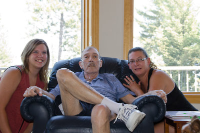 July 12 2012 Granddaughter Amanda, Bill & daughter Michelle