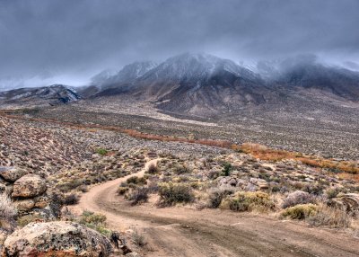 Storm, Buttermilk Hills, eastern Sierra Nevada